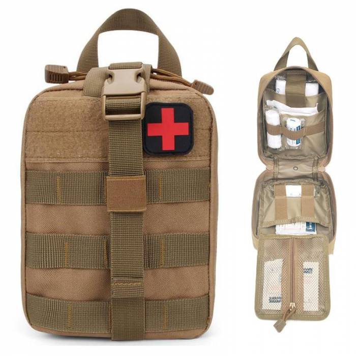  Аптечка походная большая в тактической сумке (комплект) (First aid kit)