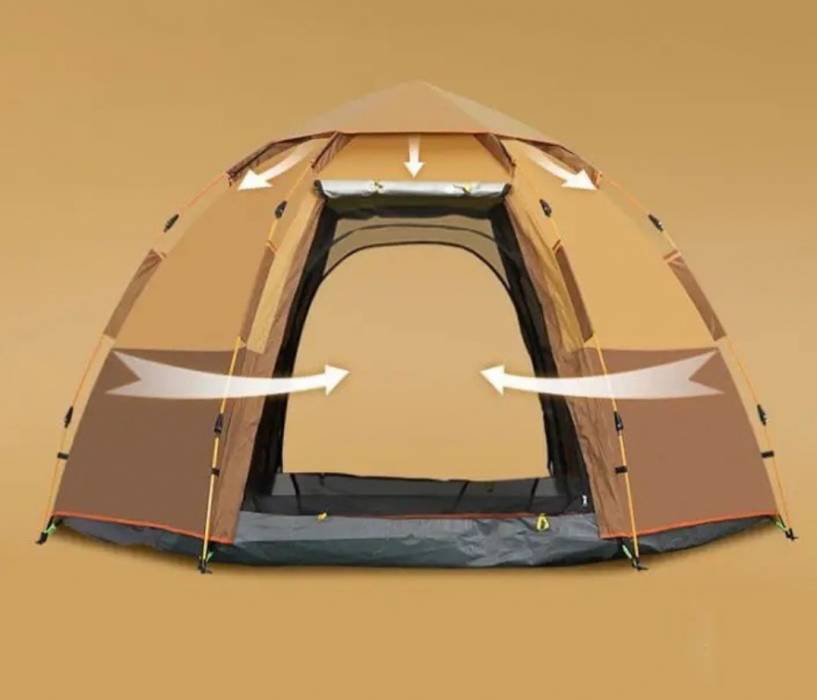 Автоматическая палатка с тамбуром (280х280х160 см)