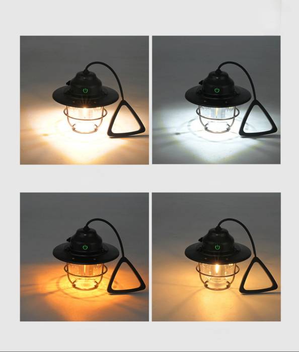 Фонарь кемпинговый светодиодный Cyberbee в винтажном стиле 