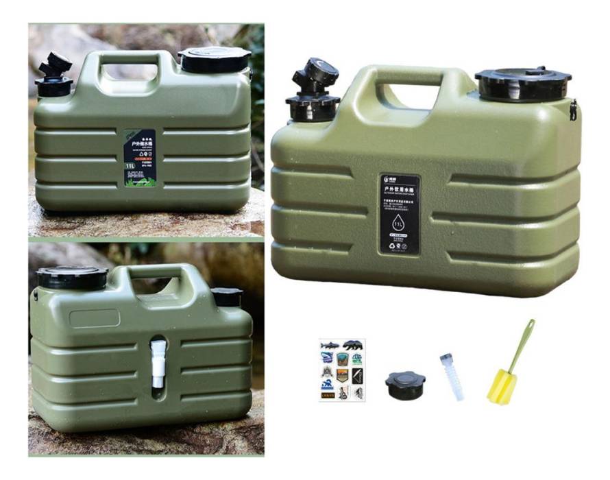 Канистра для питьевой воды с краном, 11 л