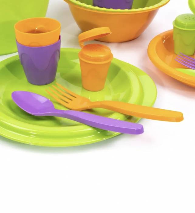 Набор для пикника СЛЕДОПЫТ «Siesta» пластик, на 2 персоны, сумка