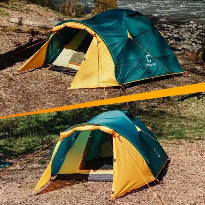 Палатка летняя двухслойная 