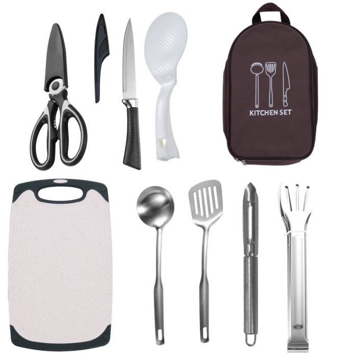 Портативный набор кухонных принадлежностей для кемпинга