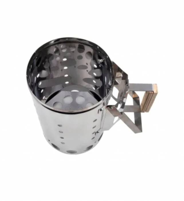 Стартер для быстрого розжига угля СЛЕДОПЫТ, 7 л, нержавеющая сталь