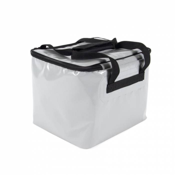 Сумка изотермическая ПВХ СЛЕДОПЫТ Thermal Bag, 35х25х28 см, 25 л, цв. серый