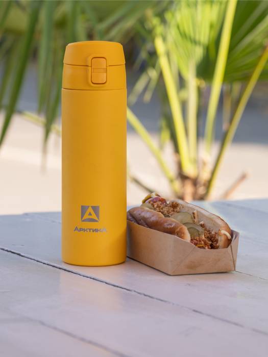 Термос питьевой вакуумный, бытовой, 