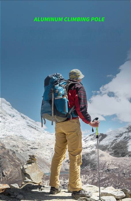 Треккинговые палки из алюминиевого сплава, складные 