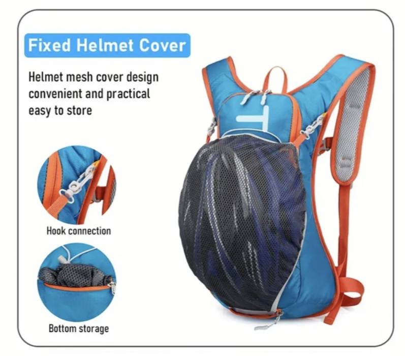 Велосипедный рюкзак, 12 л , с отделением для шлема
